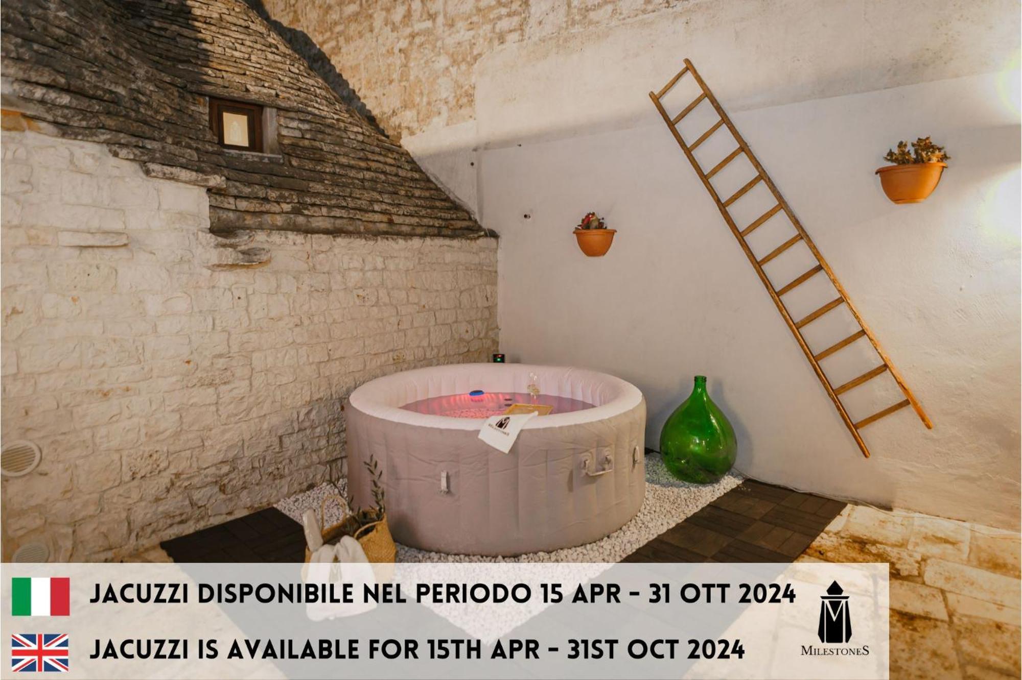 Milestones Modern Suite Trullo Jacuzzi Spa & Relax Алберобело Екстериор снимка